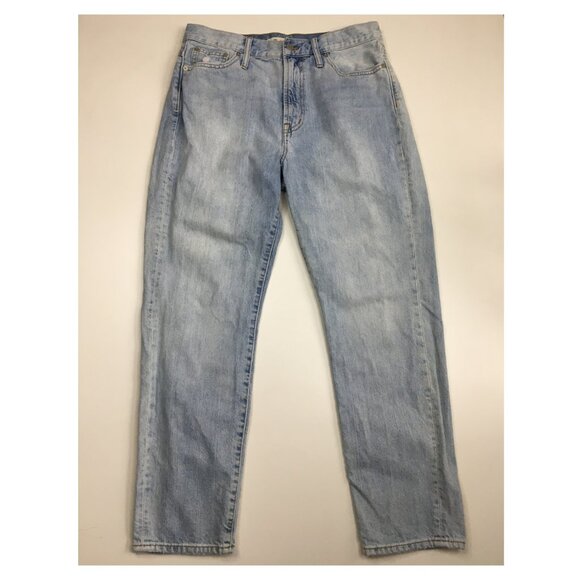 MADEWELL 5 Pocket Light Wash The Perfect Vintage High Waist Distressed Jeans - Picture 1 of 13
